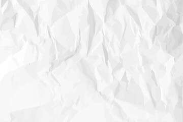 White clean crumpled paper