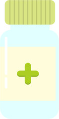 illustration of medical bottle