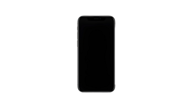 mobile phone isolated on white