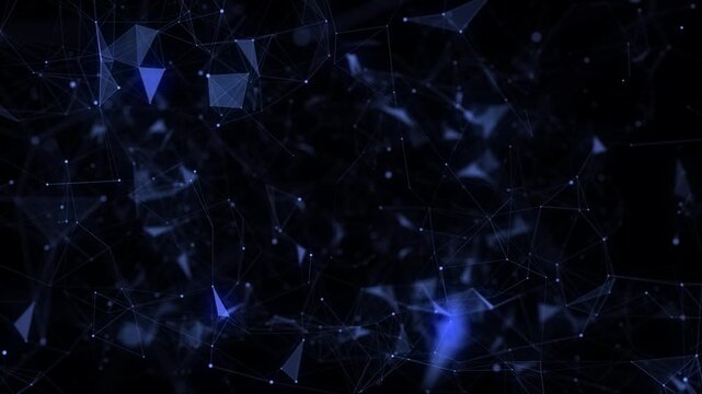 Cyber network connection structure. Technology connect big data. Science background. Business futuristic backdrop. 3D rendering.