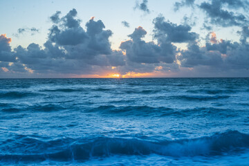 Miami, sunrise, beach, sun, waves, sea, water, blue, miami, amanecer, playa, sol, olas, mar, agua,...