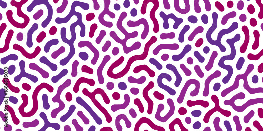 Aufkleber vector seamless pattern with abstract lines and flower design. abstract geometric fabric circle flor