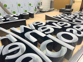 3D Letter Fabrication on CNC Table for Signage