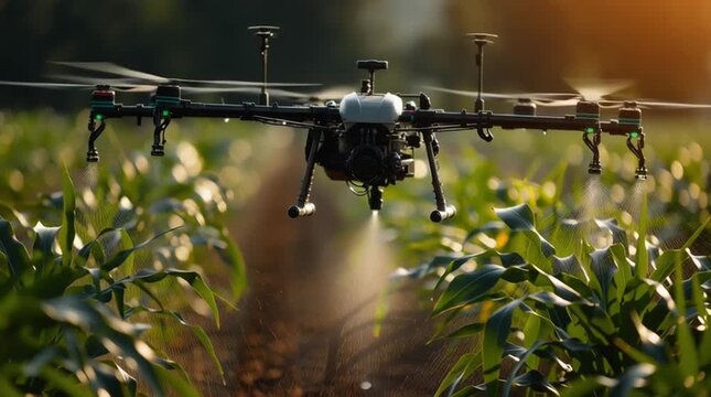 Dron rolniczy zaprogramowany do pracy w gospodarstwie &ndash; nawadnianie i pielęgnacja plon&oacute;w nowoczesną technologią