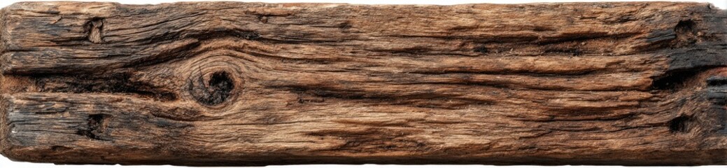 Fototapeta premium Aged, textured wooden plank