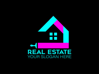 Luxury real estate logo design	