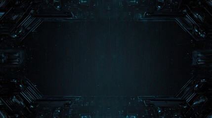 Futuristic technical circuit board background