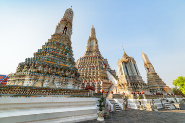 Awesome view of Wat Arun in Bangkok, Thailand