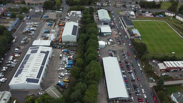 dundee the miley urban wildlife reserve going through industrial urban area