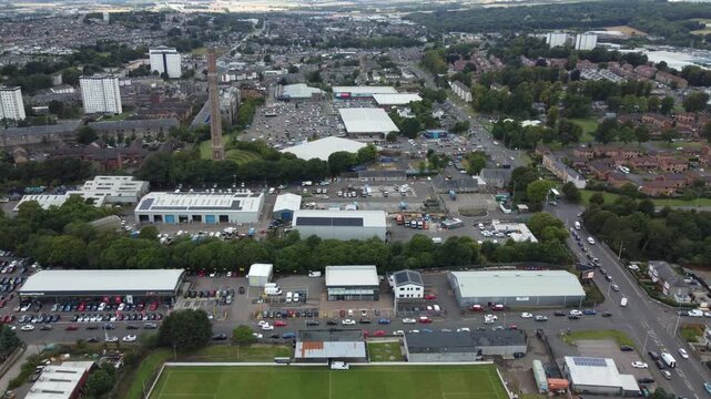 dundee the miley urban wildlife reserve going through industrial urban area