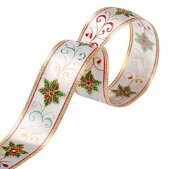 Gift ribbon isolated on transparent background  
