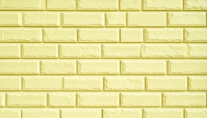 Obraz premium Pale yellow brick wall texture