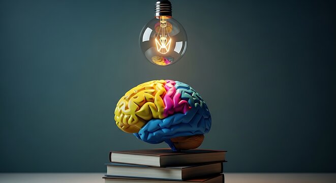 Bright idea brain on books inspires learning