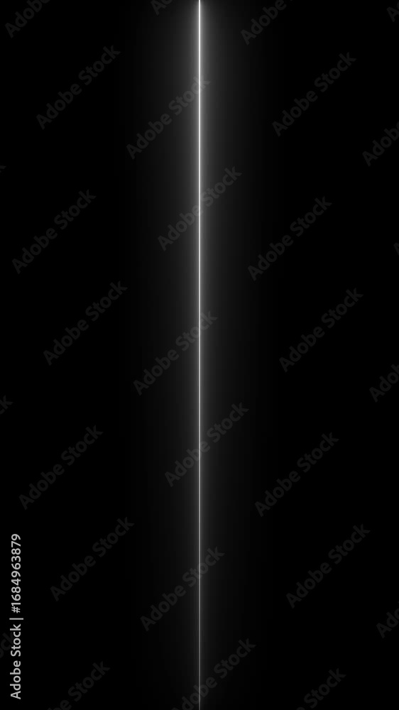 Poster neon white lights line moving animation on a dark background. seamless loop animation