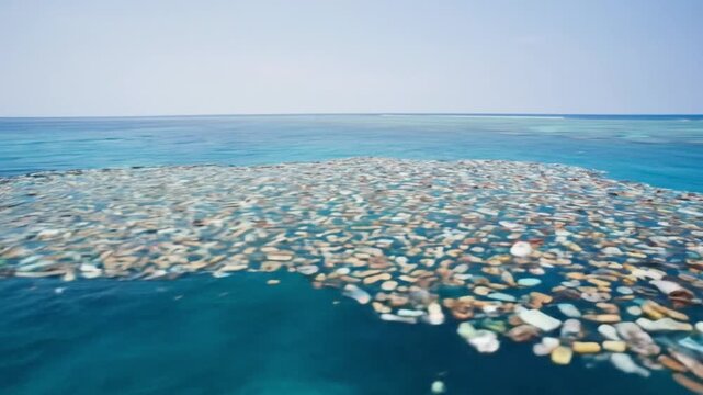 Ocean awash with mass of plastic waste