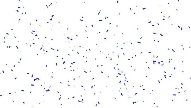 Abstract pattern of small blue dots scattered on a white background, creating a festive yet minimalist design. - Powered by Adobe