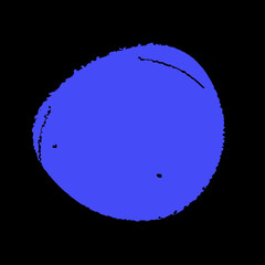 Blue Colour Doodle Background with Edges