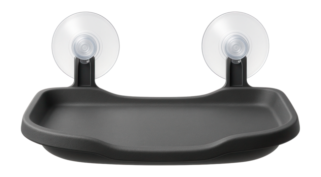 Pet window perch with suction cups