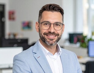 Un homme avec un joli sourire 