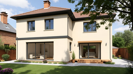 Projet de construction d'une extension avec agrandissement d'une maison ancienne existante