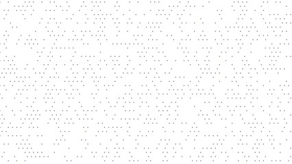 Abstract pattern of small white dots on a clean white background, creating a minimalist and modern texture.