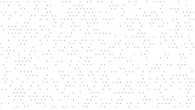 Abstract pattern of scattered binary code on a clean white background, representing data and technology