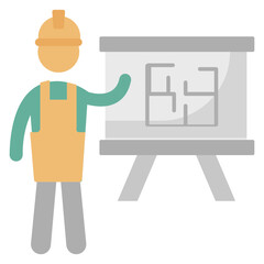  constructor Vector Icon which can easily modify or edit