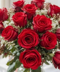 Obraz premium bouquet of red roses