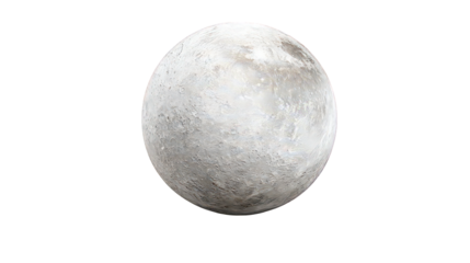 Grey Celestial Sphere on Transparent Background