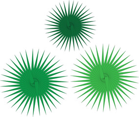 Obraz premium abstract background with green leaves