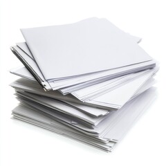 Paper stacking process in office space document management indoor close-up organizational strategy