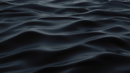 Obraz premium Dark moody ocean waves with subtle light reflections