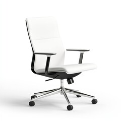 Office chair design showcase modern workspace furniture photography clean environment side view ergonomic concept