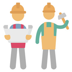 Team work Vector Icon which can easily modify or edit