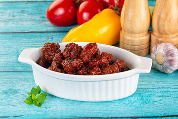 Minced meef meatball with tomato sauce