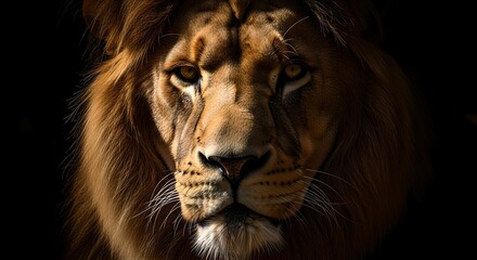 Naklejka premium portrait of a lion