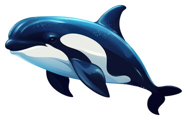 Obraz premium PNG Killer Whale whale dolphin animal.
