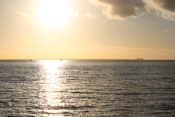 Fototapeta premium sunset over the sea