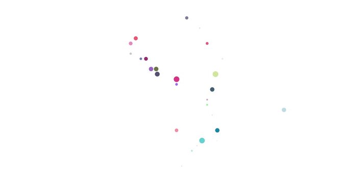 Circles Shaping Digital Art Gradually for British Indian Ocean Territory Country Silhouette