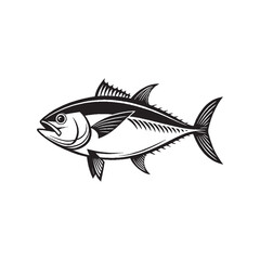 Fish Silhouette Vector Illustration