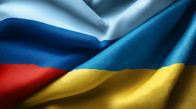 Russia ukraine flag conflict war crisis peace diplomacy international relations - Powered by Adobe