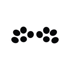 paw  logo icon illustration flat