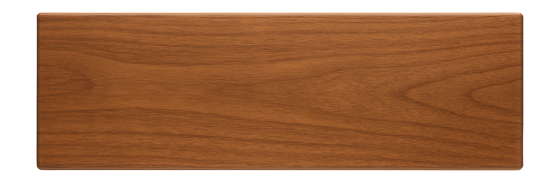 Wooden magazine rack slat with flat profile and smooth surface