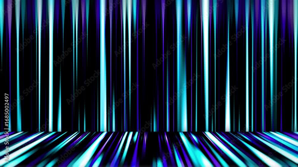 Poster blue and purple neon lines background animation. fluid gradient animation. 4k loopable.
