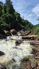 river in the mountains