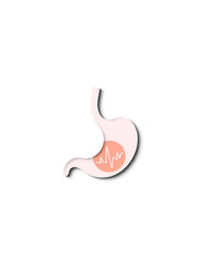 Obraz premium stomach care logo icon vector isolated