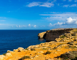 Landscape of Marfa Peninsula.