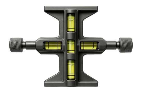 Post level with adjustable arms