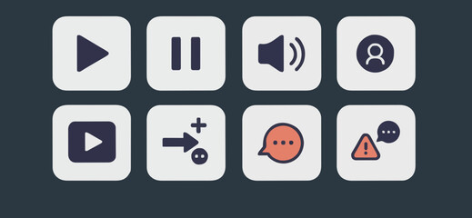Icon set material design