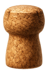 Champagne cork with a natural, rustic look